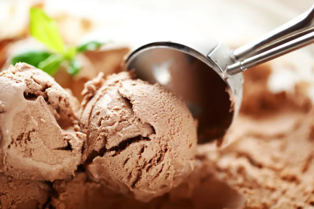 Chocolate Ice Cream Made with Chocolate Milk Recipe