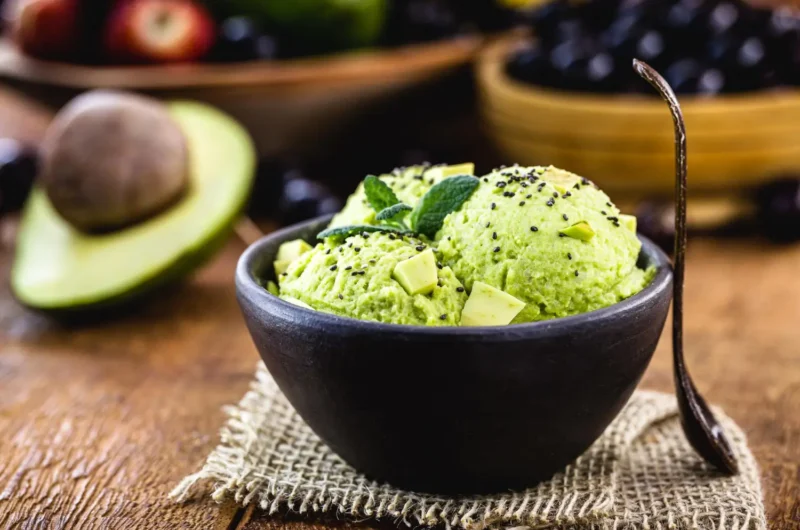 Ninja Creami Avocado Lime Sorbet