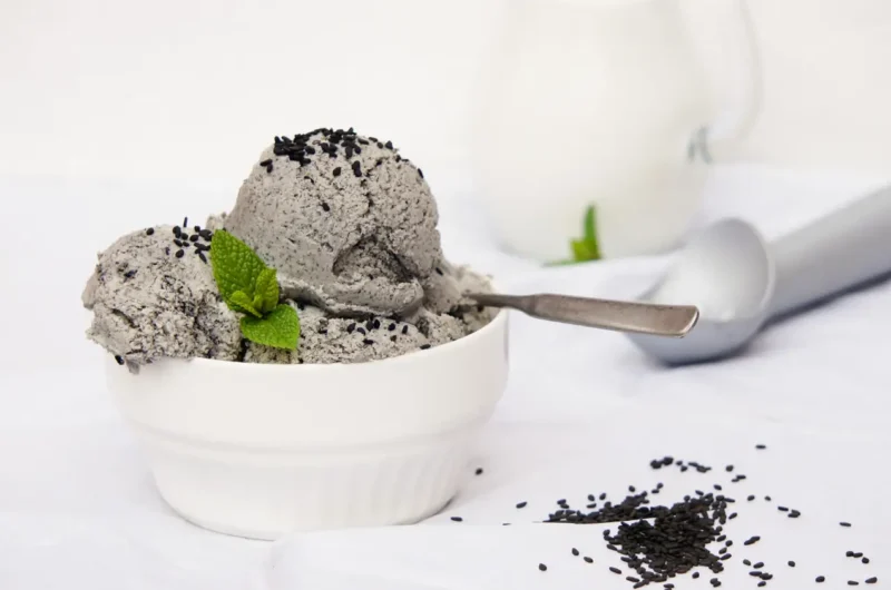 Ninja Creami Black Sesame Ice Cream