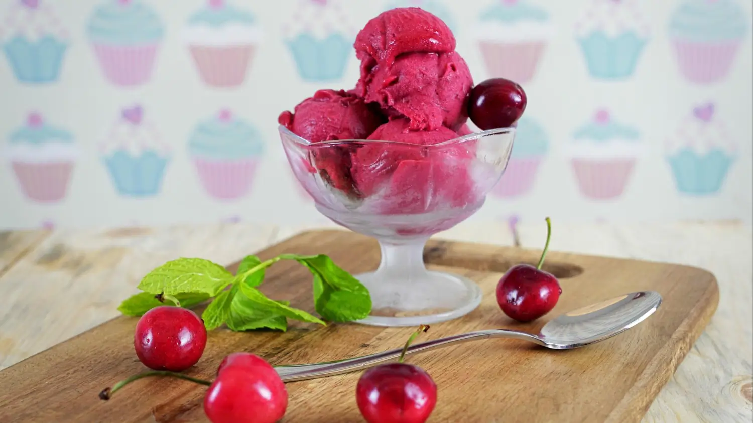 Ninja Creami Cherry Pie Sorbet