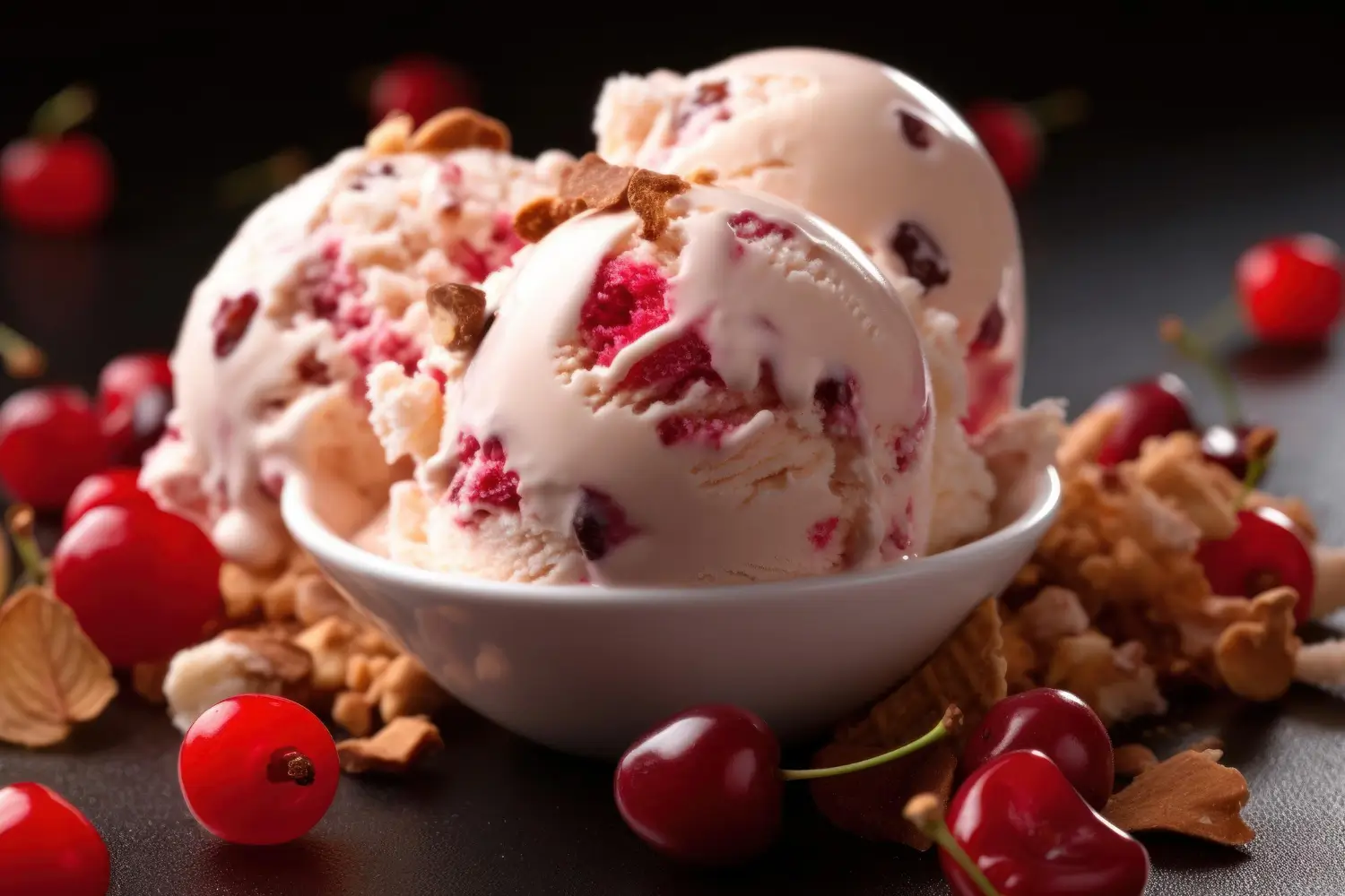 Ninja Creami Cherry Vanilla Ice Cream