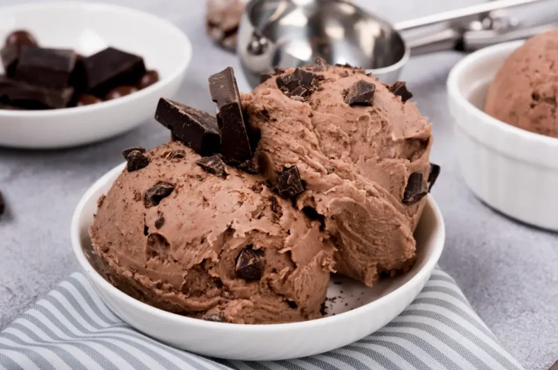 Ninja Creami Keto Mocha Fudge Ice Cream