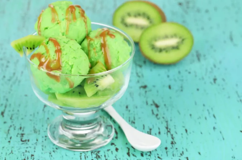 Ninja Creami Kiwi Lime Sorbet (Low Calorie)