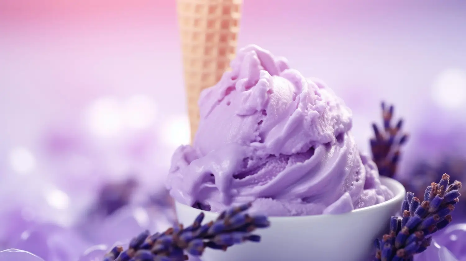 Ninja Creami Lavender Honey Ice Cream