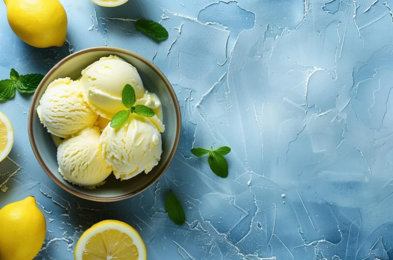 Ninja Creami Lemon Basil Sorbet