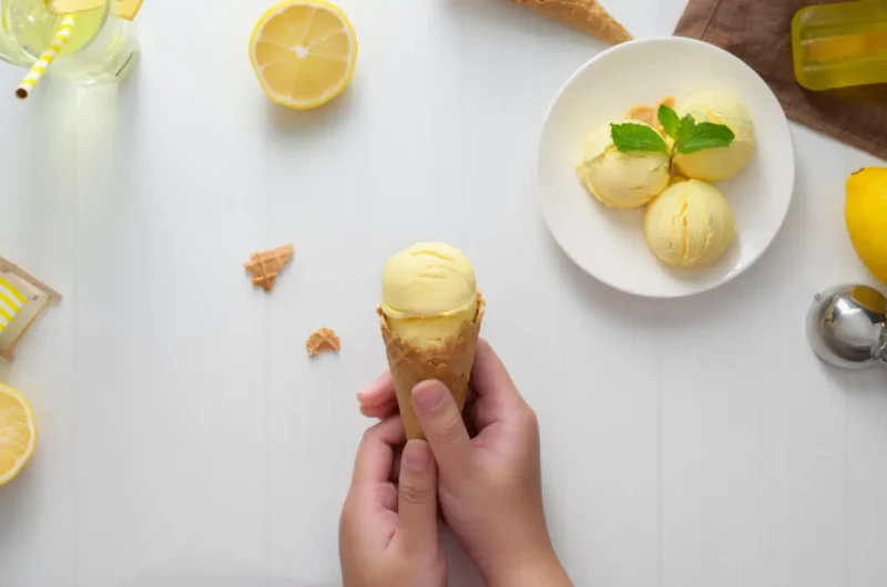 Ninja Creami Lemon Ginger Sorbet