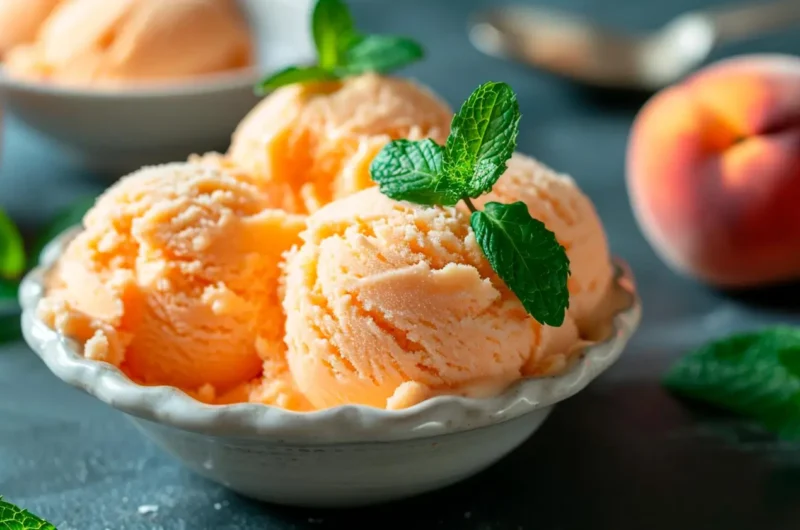 Ninja Creami Peach Sorbet