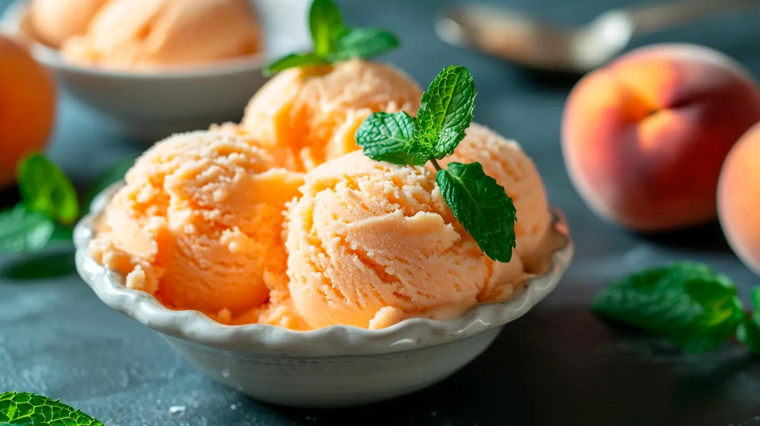 Ninja Creami Peach Sorbet Recipe