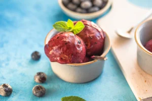 Ninja Creami Pomegranate Blueberry Sorbet Recipe