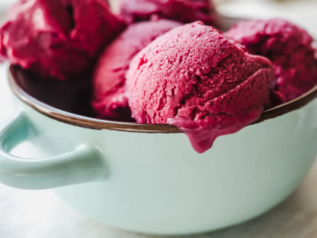 Ninja Creami Raspberry Rose Sorbet Recipe