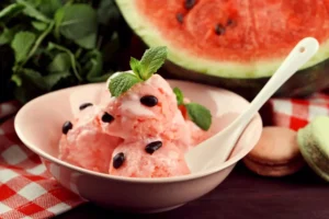 Ninja Creami Watermelon Basil Sorbet Recipe