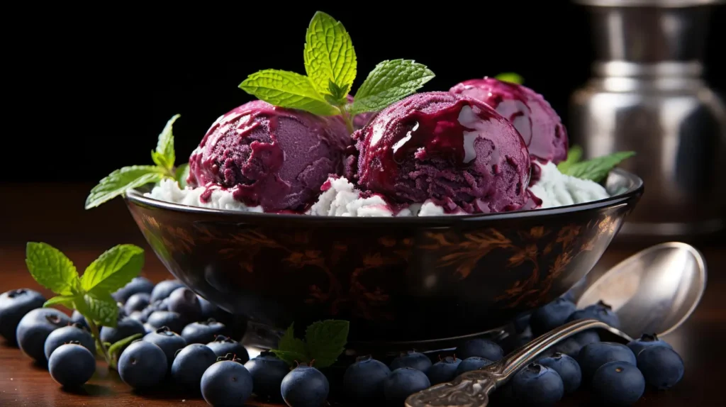 ninja creami Blueberry Lemonade Sorbet